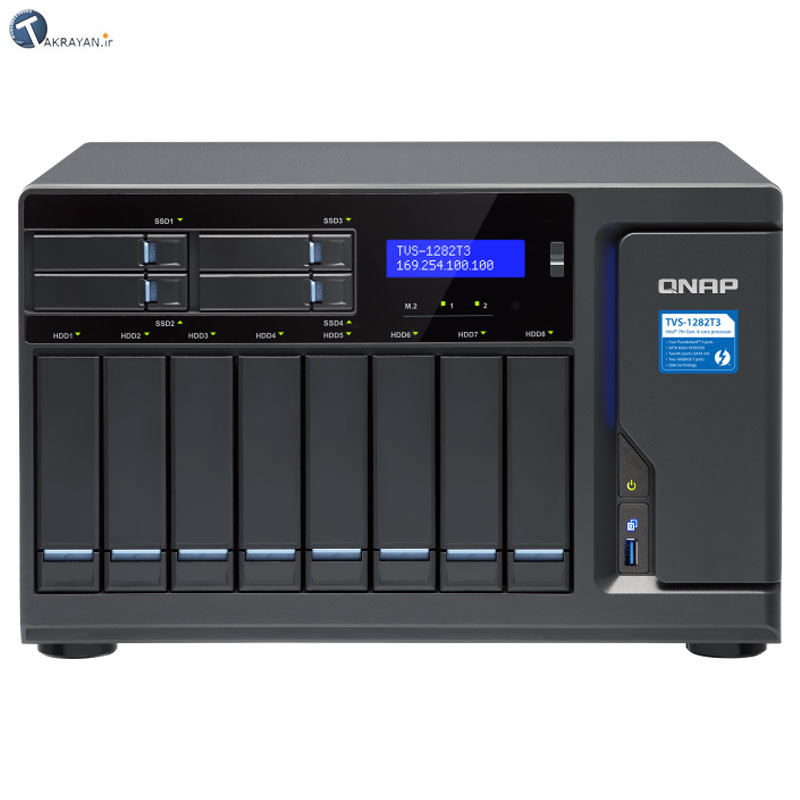 QNAP TVS-1282T3-i5-16G NAS - Diskless